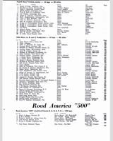 Entry List - SCCA National Road America [AP+BP+CP] 1961