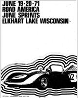 Programme Cover - SCCA National Road America [AP+BP+CP+DP] 1971