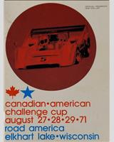 Programme Cover - Can-Am Road America 1971