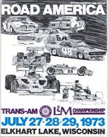 Programme Cover - Trans-Am Road America 1973