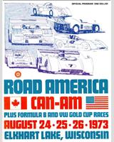 Programme Cover - Can-Am Road America 1973