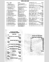 Entry List - Can-Am Road America 1974