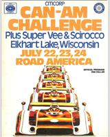 Programme Cover - Can-Am Road America 1977
