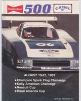 Programme Cover - Road America 500 Miles 1983