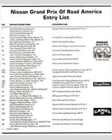 Entry List - Road America 500 Kilometres 1990