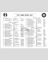 Entry List - American Road Race of Champions - Classs CP 1971