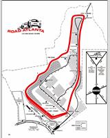 Track Map - American Road Race of Champions - Classs CP 1971