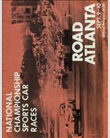 Programme Cover - SCCA National Road Atlanta - Classes: ASR+BSR+AP+BP+CP+AS 1972
