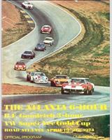 Programme Cover - Road Atlanta 6 Hours 1974