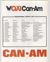 Entry List - Can-Am Road Atlanta 1974
