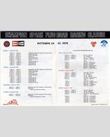 Schedule of Events - US Champions Road Atlanta [CP] 1976