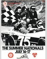 Programme Cover - SCCA National Road Atlanta 1977