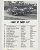 Entry List - Road Atlanta 100 Miles 1978