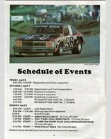 Schedule of Events - Road Atlanta 75 Miles GTU 1979