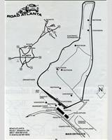Track Map - Road Atlanta 100 Miles 1980