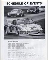 Schedule of Events - Road Atlanta 50 Miles Heat 1 1980