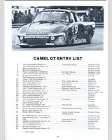 Entry List - Road Atlanta 100 Miles 1981