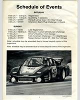 Schedule of Events - Road Atlanta 500 Kilometres 1983