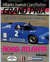 Programme Cover - Road Atlanta IMSA GTO 1986