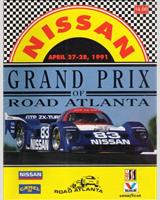 Programme Cover - Road Atlanta 300 Kilometres 1991