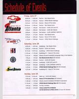 Schedule of Events - American Le Mans Series Road Atlanta 2003