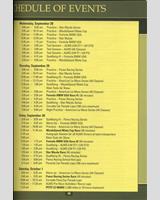 Schedule of Events - Petit Le Mans 2005