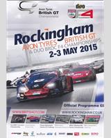 Programme Cover - British GT Championship Rockingham 2015