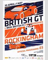 Programme Cover - British GT Championship Rockingham 2016