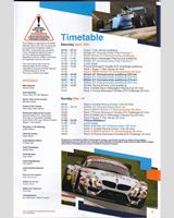 Schedule of Events - British GT Championship Rockingham 2016
