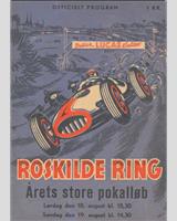 Programme Cover - Roskilde Ring International - Grand Touring +2000 cc 1956