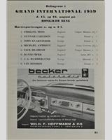 Entry List - Roskilde Ring [S+1.6] 1959