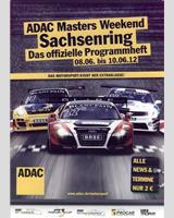 Programme Cover - ADAC GT Masters Sachsenring 2012