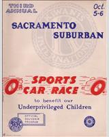 Programme Cover - Sacramento [MG+Porsche+Triumph] 1957