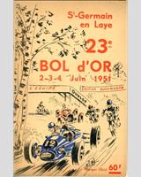 Programme Cover - Bol d'Or 1951