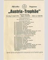 Schedule of Events - 4 h Salzburgring 1975