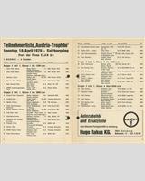 Entry List - 4 h Salzburgring 1976
