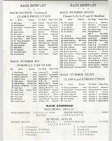 Schedule of Events - ECFCC San Luis Obispo [EP+FP] 1963