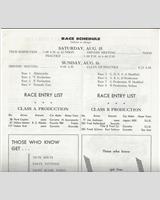 Schedule of Events - SCCA Regional San Luis Obispo [EP] 1964