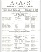 Entry List - Santa Ana - Sports and Grand Touring 1958