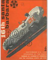 Programme Cover - Santa Barbara - Classes BM+CM+DM+EM+FM 1961