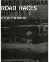 Programme Cover - SCCA Divisional Santa Barbara [GM+HM] 1962
