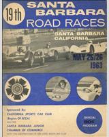 Programme Cover - SCCA Regional Santa Barbara [AP+BP] 1963