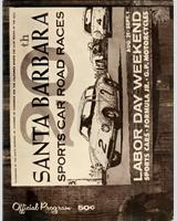 Programme Cover - SCCA Regional Santa Barbara [FP] 1963