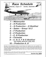 Schedule of Events - SCCA Regional Santa Barbara [FP] 1963