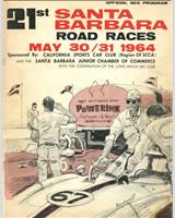 Programme Cover - SCCA Regional Santa Barbara [EP] 1964