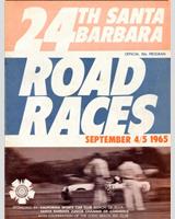 Programme Cover - SCCA Regional Santa Barbara [DP+EP] 1965