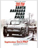 Programme Cover - SCCA Regional Santa Barbara [AP+BP+CP+DP] 1967