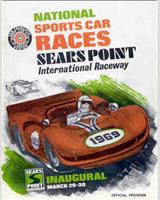 Programme Cover - SCCA National Sears Point 1969