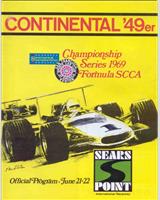 Programme Cover - Sears Point 1969
