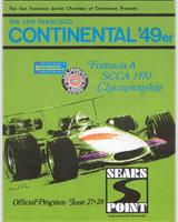 Programme Cover - SCCA Regional Sears Point 1970